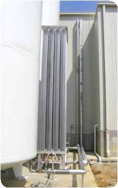 Vacuum-insulated pipeline installed for cryogenic liquid service